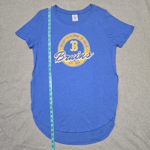 UCLA Bruins Women's Workout Top Blue Yellow Size Large (12/14) - Picture 11 of 12